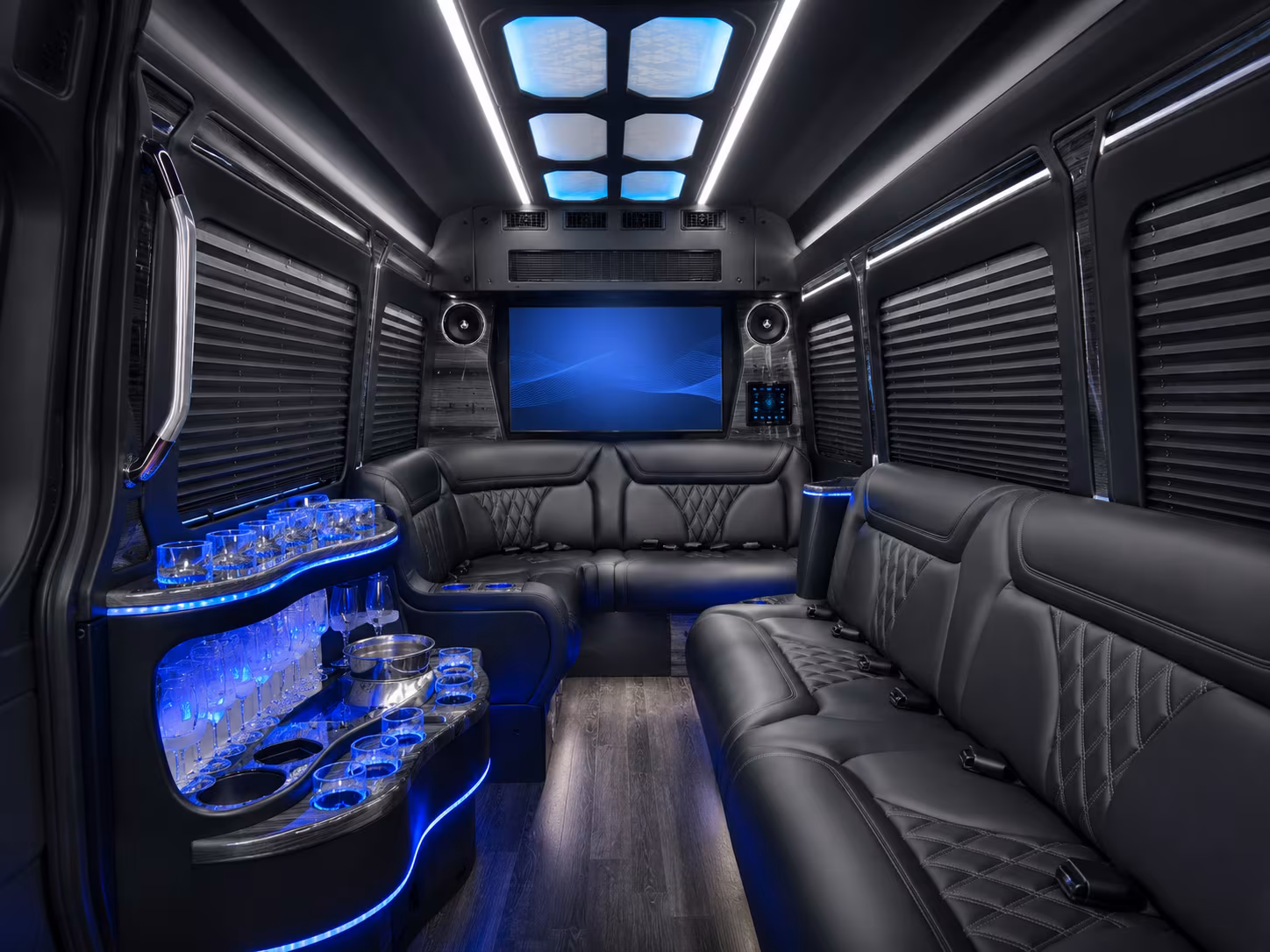 browse every bus type available for your bloomfield wedding from sprinter vans to full size charter buses