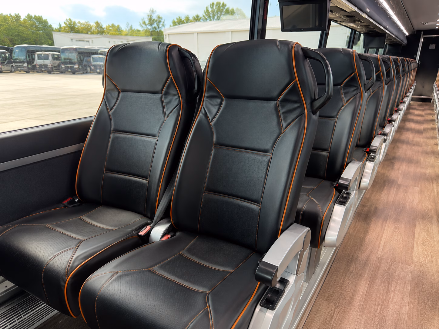 charter buses for essex county government staff moves between newark and bloomfield