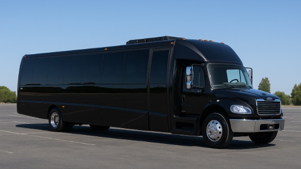 Exterior of Charter Bus Company Newark's 20 Passenger Mini bus in Newark