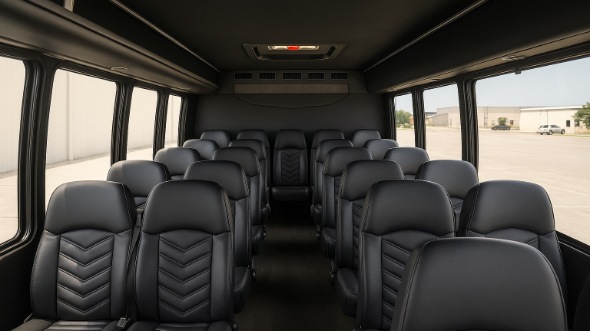bloomfield 15 passenger minibus inside
