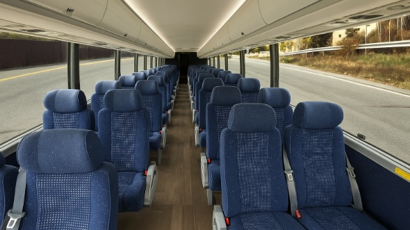 bloomfield 28 passenger minibus inside