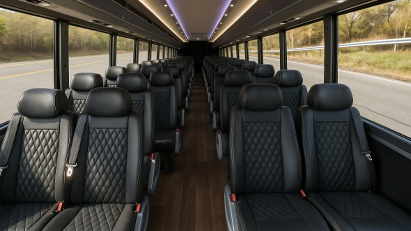 bloomfield 30 passenger minibus inside