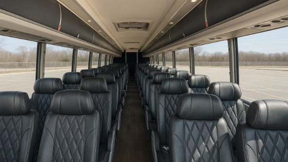 bloomfield 50 passenger charter bus rental