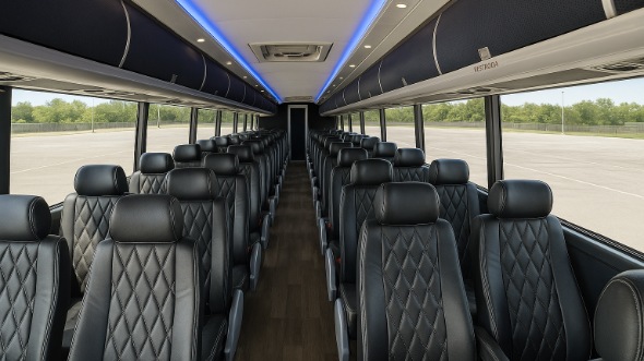 bloomfield 55 passenger charter bus rental